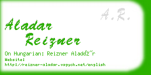 aladar reizner business card